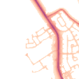 Daytime road noise heatmap for DH6 5PE