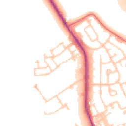 Daytime road noise heatmap for DH6 5PL