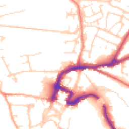 Daytime road noise heatmap for DL10 4AA