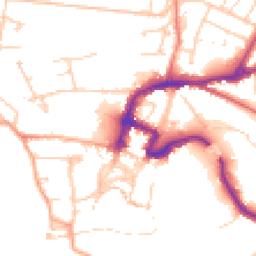 Daytime road noise heatmap for DL10 4AE