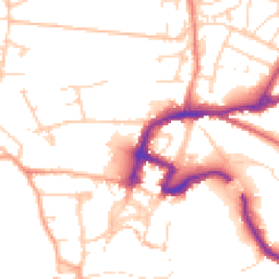 Daytime road noise heatmap for DL10 4AJ
