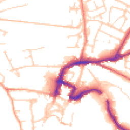 Daytime road noise heatmap for DL10 4AL