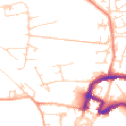 Daytime road noise heatmap for DL10 4BA