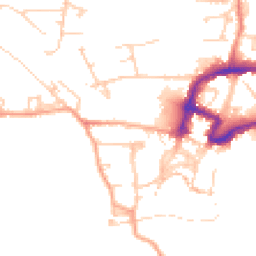 Daytime road noise heatmap for DL10 4BD