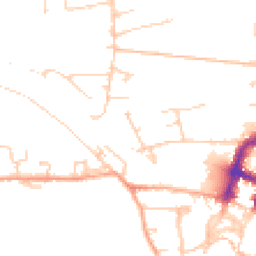 Daytime road noise heatmap for DL10 4BE