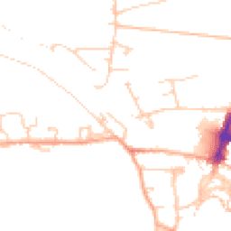Daytime road noise heatmap for DL10 4BH