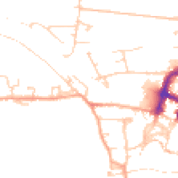 Daytime road noise heatmap for DL10 4BQ