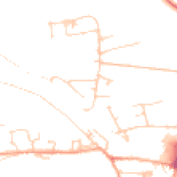 Daytime road noise heatmap for DL10 4DA