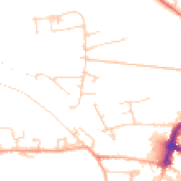 Daytime road noise heatmap for DL10 4DB