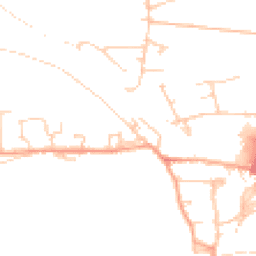 Daytime road noise heatmap for DL10 4DE