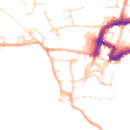 Daytime road noise heatmap for DL10 4DL