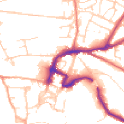 Daytime road noise heatmap for DL10 4DQ