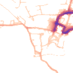 Daytime road noise heatmap for DL10 4DY