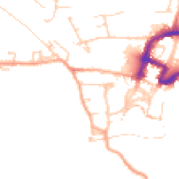 Daytime road noise heatmap for DL10 4DZ