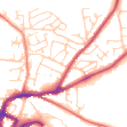 Daytime road noise heatmap for DL10 4PL