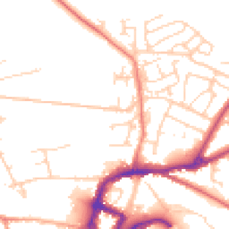 Daytime road noise heatmap for DL10 4PT