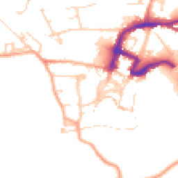 Daytime road noise heatmap for DL10 4QJ