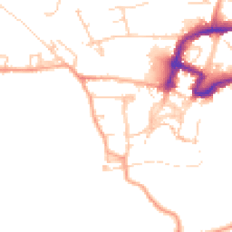 Daytime road noise heatmap for DL10 4QZ