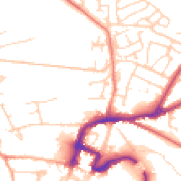 Daytime road noise heatmap for DL10 4TU