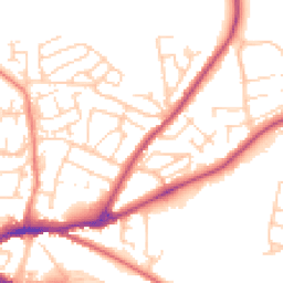 Daytime road noise heatmap for DL10 5AH