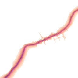 Daytime road noise heatmap for DL10 5DT
