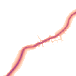 Daytime road noise heatmap for DL10 5DU