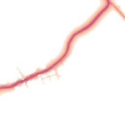Daytime road noise heatmap for DL10 5DZ