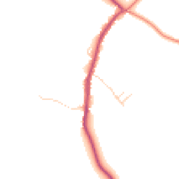Daytime road noise heatmap for DL10 5JF