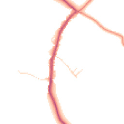 Daytime road noise heatmap for DL10 5JQ