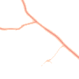 Daytime road noise heatmap for DL10 5JU