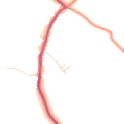 Daytime road noise heatmap for DL10 5LR