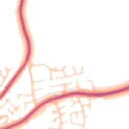 Daytime road noise heatmap for DL10 5QD