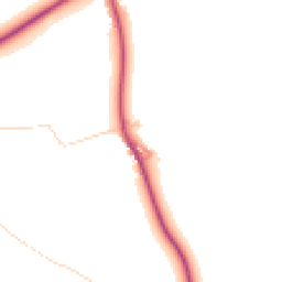 Daytime road noise heatmap for DL10 6AQ