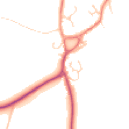Daytime road noise heatmap for DL10 6DL