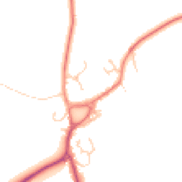 Daytime road noise heatmap for DL10 6DU