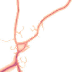 Daytime road noise heatmap for DL10 6ED