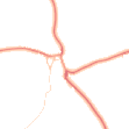 Daytime road noise heatmap for DL10 6QJ