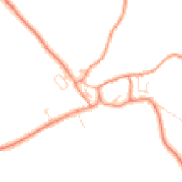 Daytime road noise heatmap for DL10 6SE