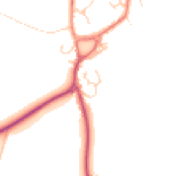 Daytime road noise heatmap for DL10 6TQ