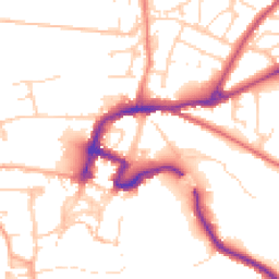 Daytime road noise heatmap for DL10 7AG