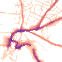 Daytime road noise heatmap for DL10 7AT
