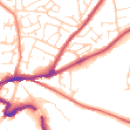 Daytime road noise heatmap for DL10 7BE
