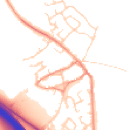 Daytime road noise heatmap for DL10 7BU