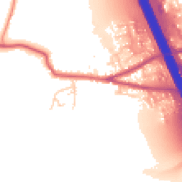 Daytime road noise heatmap for DL10 7HJ