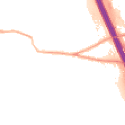 Night-time road noise heatmap for DL10 7HJ