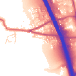 Daytime road noise heatmap for DL10 7HP
