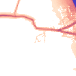 Daytime road noise heatmap for DL10 7HQ