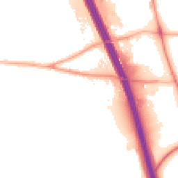Night-time road noise heatmap for DL10 7HR