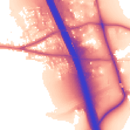 Daytime road noise heatmap for DL10 7HT