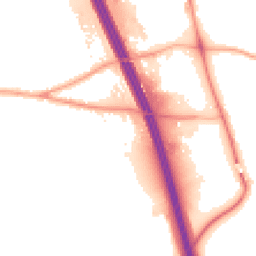Night-time road noise heatmap for DL10 7HT